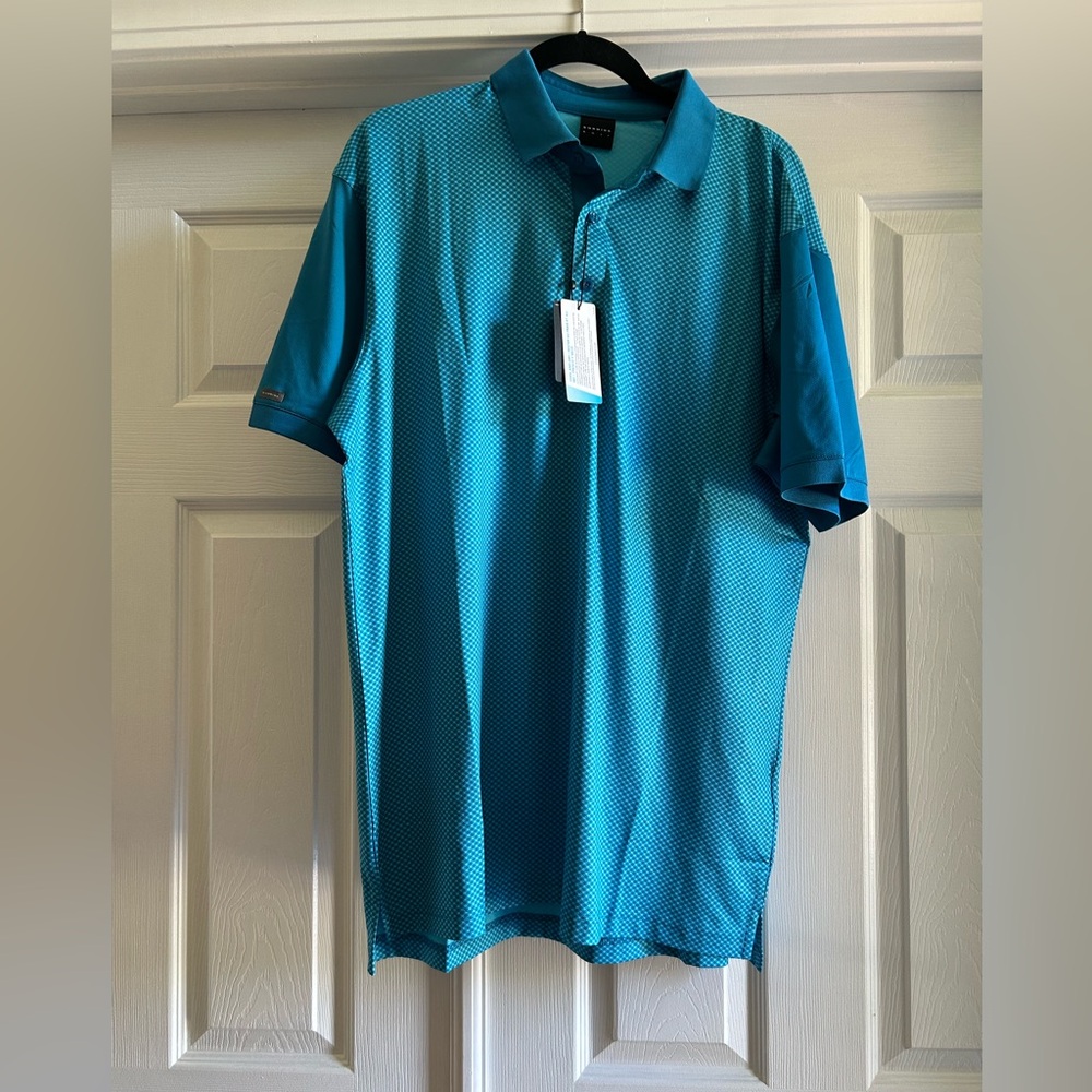 Dunning Golf men’s polo shirt color Laguna / Ocean
